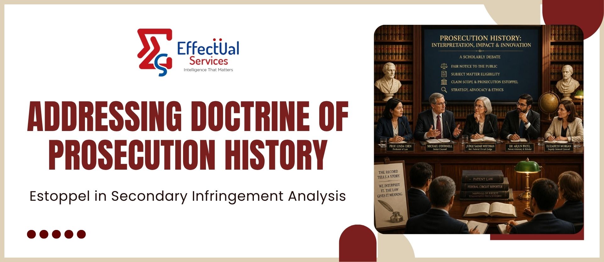 Addressing Doctrine of Prosecution History Estoppel in Secondary Infringement Analysis