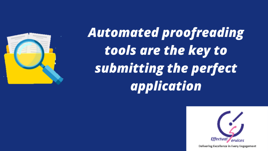 Automated proofreading tools are the key to submitting the perfect application